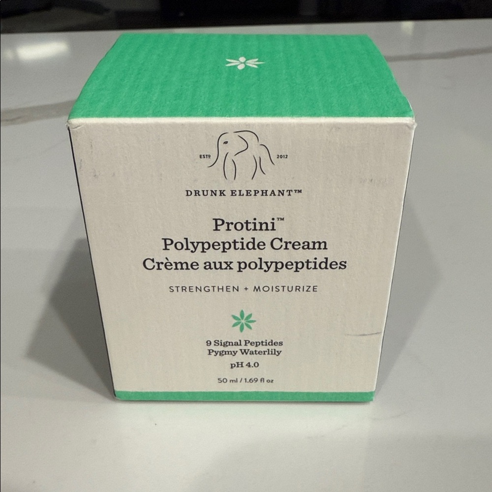 Drunk Elephant Protini Polypeptide Cream - White and Teal